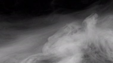 Soyut Duman Sisi ve Sis Efekti Dönen Dönen Gerçeküstü Şekiller Arkaplan Dokusunu Yayar
