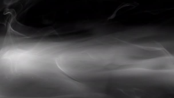 Absztrakt Füst Köd Köd Hatás Örvény Elterjedt Szürreális Formák Háttér — Stock videók