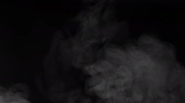 Soyut Duman Sisi ve Sis Efekti Dönen Dönen Gerçeküstü Şekiller Arkaplan Dokusunu Yayar
