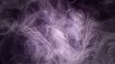 Soyut Duman Sisi ve Sis Efekti Dönen Dönen Gerçeküstü Şekiller Arkaplan Dokusunu Yayar