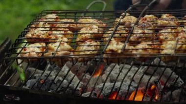 Izgara Ateşinde Tavuk Yemeği