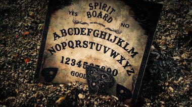Cadılık Ruhsal Cadılar Bayramı Korkunç Oyun Ouija Tahtası 