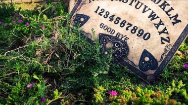 Cadılık Ruhsal Cadılar Bayramı Korkunç Oyun Ouija Tahtası 