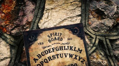 Cadılık Ruhsal Cadılar Bayramı Korkunç Oyun Ouija Tahtası 