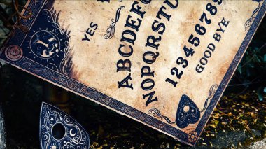 Cadılık Ruhsal Cadılar Bayramı Korkunç Oyun Ouija Tahtası 