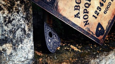 Cadılık Ruhsal Cadılar Bayramı Korkunç Oyun Ouija Tahtası 