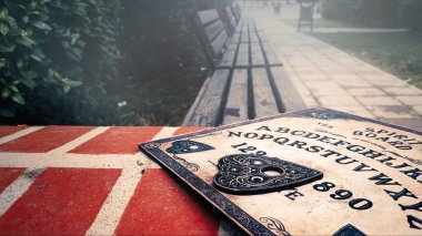 Cadılık Ruhsal Cadılar Bayramı Korkunç Oyun Ouija Tahtası 