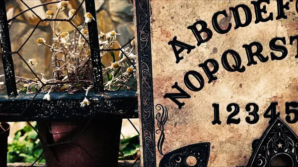 Cadılık Ruhsal Cadılar Bayramı Korkunç Oyun Ouija Tahtası 