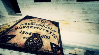 Cadılık Ruhsal Cadılar Bayramı Korkunç Oyun Ouija Tahtası 