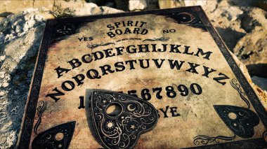 Cadılık Ruhsal Cadılar Bayramı Korkunç Oyun Ouija Tahtası 