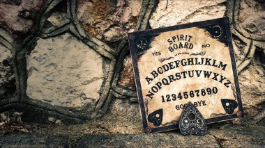 Cadılık Ruhsal Cadılar Bayramı Korkunç Oyun Ouija Tahtası 