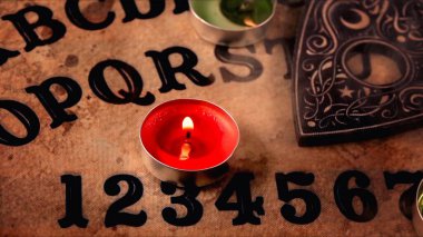 Cadılık Ruhsal Cadılar Bayramı Korkunç Oyun Ouija Tahtası 