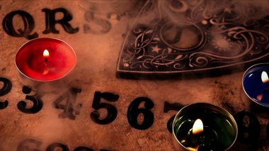 Cadılık Ruhsal Cadılar Bayramı Korkunç Oyun Ouija Tahtası 