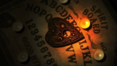 Cadılık Ruhsal Cadılar Bayramı Korkunç Oyun Ouija Tahtası 