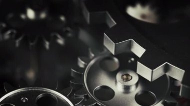 Soyut Endüstriyel Tamirci Saat Dönüşü