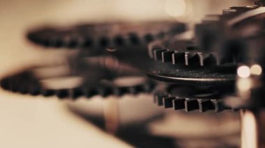 Soyut Endüstriyel Tamirci Saat Dönüşü