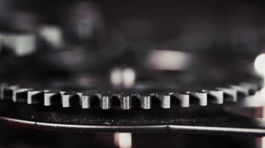 Soyut Endüstriyel Tamirci Saat Dönüşü