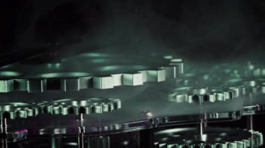 Soyut Endüstriyel Tamirci Saat Dönüşü