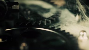 Soyut Endüstriyel Tamirci Saat Dönüşü