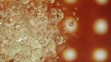 Soyut Renkli ve Parlak Yağlı Çemberler Arkaplanı 