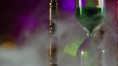 Duman ve Renkli Bokeh Kum Nöbeti