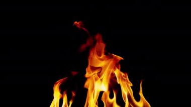 Soyut Cehennem Ateşi Alevleri 