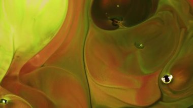 Soyut Renkli Mürekkep Boya Yayılımı