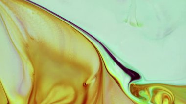 Soyut Renkli Mürekkep Boya Yayılımı