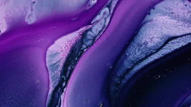 Soyut Renkli Mürekkep Boya Yayılımı