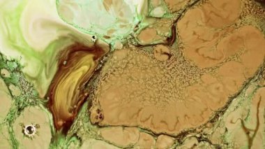 Soyut Renkli Mürekkep Boya Yayılımı