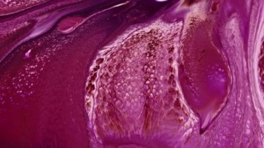 Soyut Renkli Mürekkep Boya Yayılımı