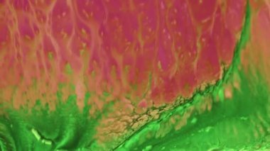 Soyut Renkli Mürekkep Boya Yayılımı