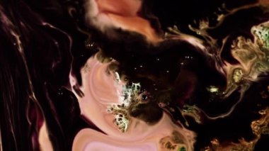 Soyut Renkli Mürekkep Boya Yayılımı