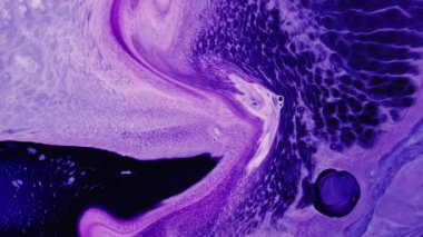 Soyut Renkli Mürekkep Boya Yayılımı