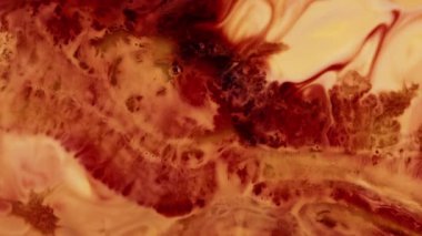 Soyut Renkli Mürekkep Boya Yayılımı