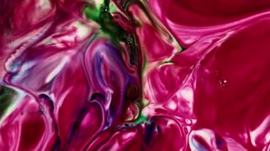 Soyut Grunge Sanat Mürekkebi Boya Patlaması Patlama Arkaplanı. Renkli Psikedelik Gıda Dönüşümü ve Sıvı Hareketi. Yumuşak Vibrant Kimyasal Reaksiyon. Sütlü Fantastik Patlamada Eşsiz Şekiller ve Gerçeküstü Şekiller