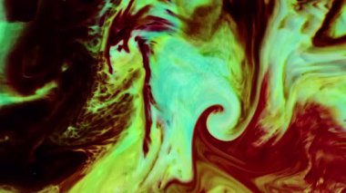 Soyut Grunge Sanat Mürekkebi Boya Patlaması Patlama Arkaplanı. Renkli Psikedelik Gıda Dönüşümü ve Sıvı Hareketi. Yumuşak Vibrant Kimyasal Reaksiyon. Sütlü Fantastik Patlamada Eşsiz Şekiller ve Gerçeküstü Şekiller