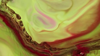 Soyut Grunge Sanat Mürekkebi Boya Patlaması Patlama Arkaplanı. Renkli Psikedelik Gıda Dönüşümü ve Sıvı Hareketi. Yumuşak Vibrant Kimyasal Reaksiyon. Sütlü Fantastik Patlamada Eşsiz Şekiller ve Gerçeküstü Şekiller