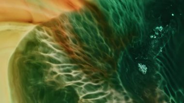 Soyut Grunge Sanat Mürekkebi Boya Patlaması Patlama Arkaplanı. Renkli Psikedelik Gıda Dönüşümü ve Sıvı Hareketi. Yumuşak Vibrant Kimyasal Reaksiyon. Sütlü Fantastik Patlamada Eşsiz Şekiller ve Gerçeküstü Şekiller