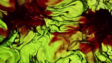 Soyut Mürekkep Boyası Yayılma Şekilleri 