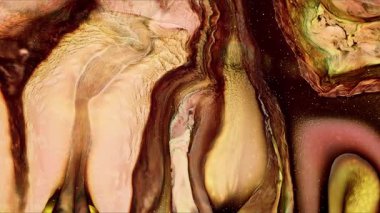 Soyut Mürekkep Boyası Yayılma Şekilleri 