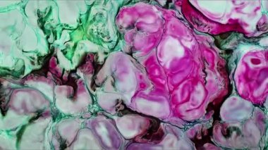 Soyut Mürekkep Boyası Yayılma Şekilleri 