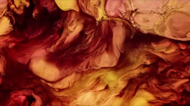 Soyut Mürekkep Boyası Yayılma Şekilleri 