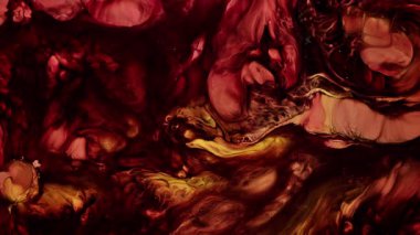 Soyut Mürekkep Boyası Yayılma Şekilleri 