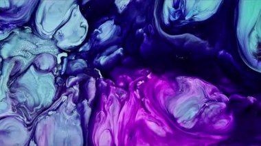 Soyut Mürekkep Boyası Yayılma Şekilleri 