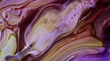 Soyut Mürekkep Boyası Yayılma Şekilleri 