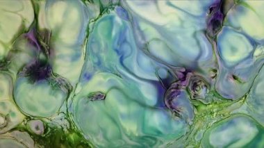 Soyut Mürekkep Boyası Yayılma Şekilleri 