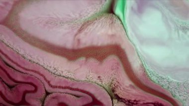 Soyut Mürekkep Boyası Yayılma Şekilleri 