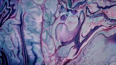 Soyut Mürekkep Boyası Yayılma Şekilleri 