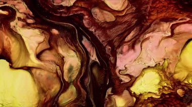 Soyut Mürekkep Boyası Yayılma Şekilleri 